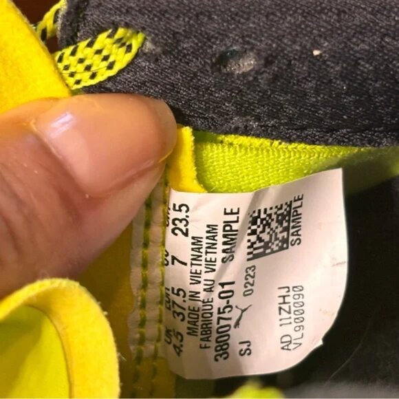 ForeverRun NITRO™ running shoes women's size US 7 neon yellow - Picture 10 of 11